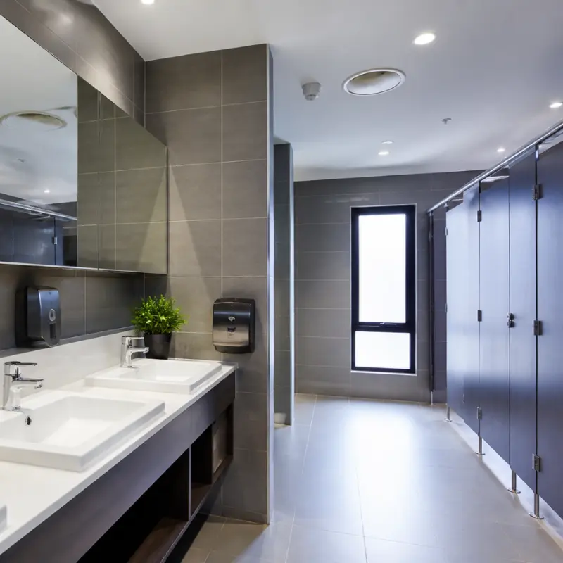 commercial bathroom